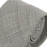 Grey Iya Check Wool Tie 8cm